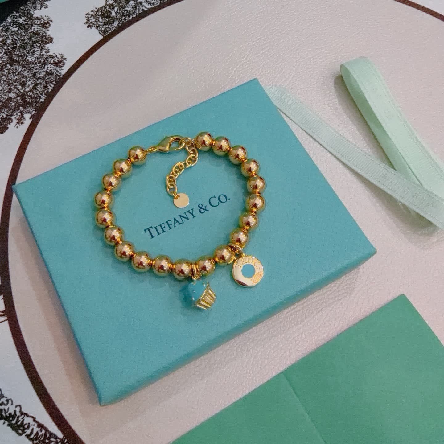 Tiffany & Co. Blue Box Charm Bracelet Tiffany & Co. Blue Box Charm Bracelet